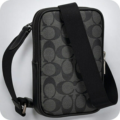 コーチ ショルダーバッグ レディース ブランド COACH シグネチャー CO912 QBMI5 1 チャコール/ブラック CO912-QBMI5-1