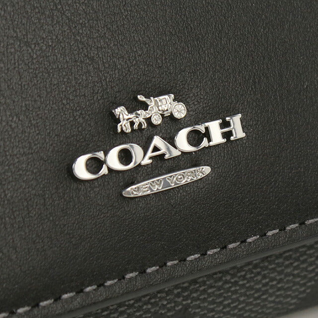 コーチ 三折財布小銭入付き レディース ブランド COACH CM761 ブラック 財布 COACM761011