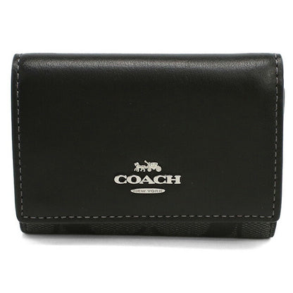 コーチ 三折財布小銭入付き レディース ブランド COACH CM761 ブラック 財布 COACM761011