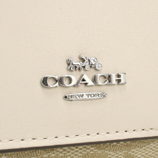 コーチ 三折財布小銭入付き レディース ブランド COACH CM761 ホワイト 財布 COACM761021