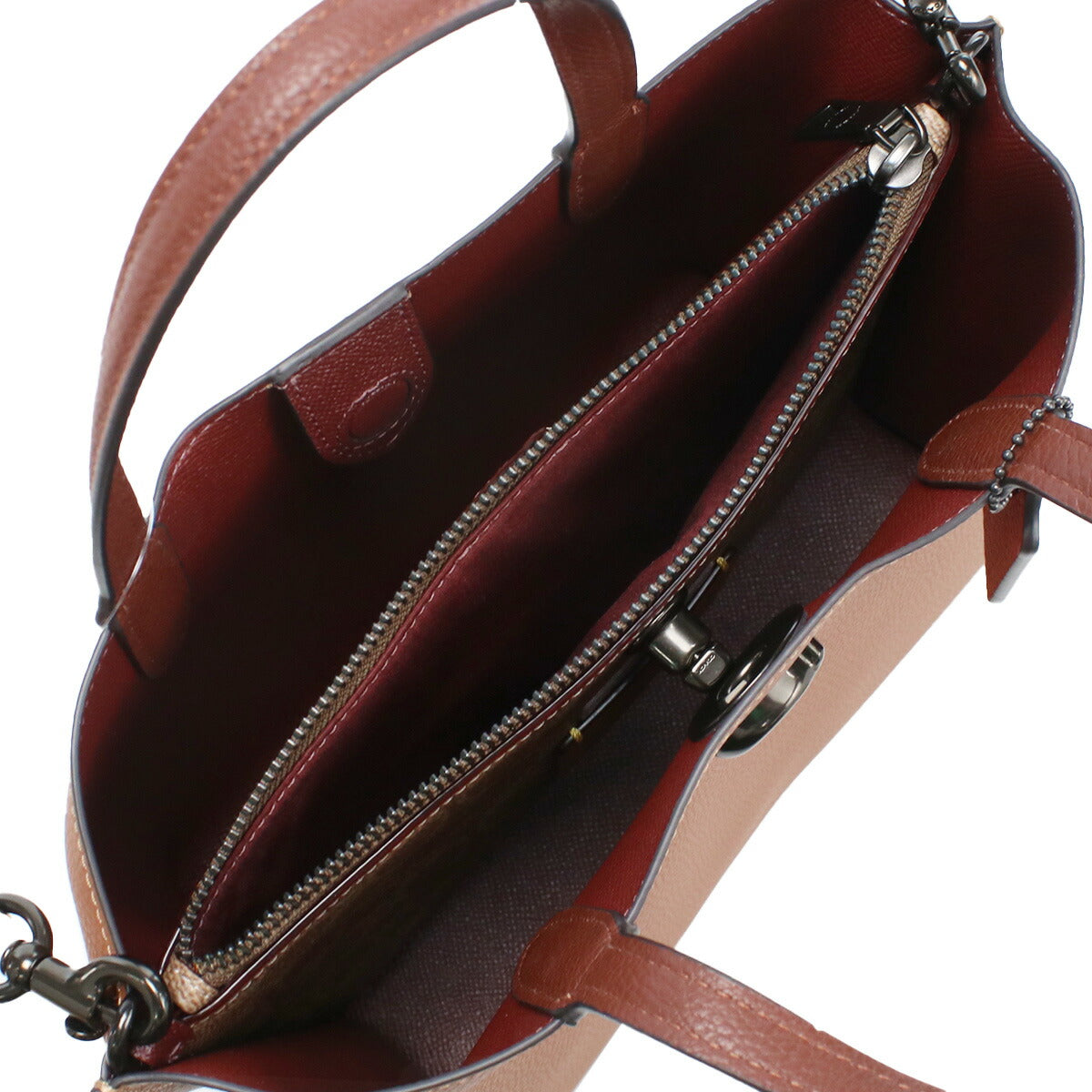 COACH ダークブラウン トートバッグ レザー トートバッグ 7788 ダークブラウン 鞄（2023/12/26買取