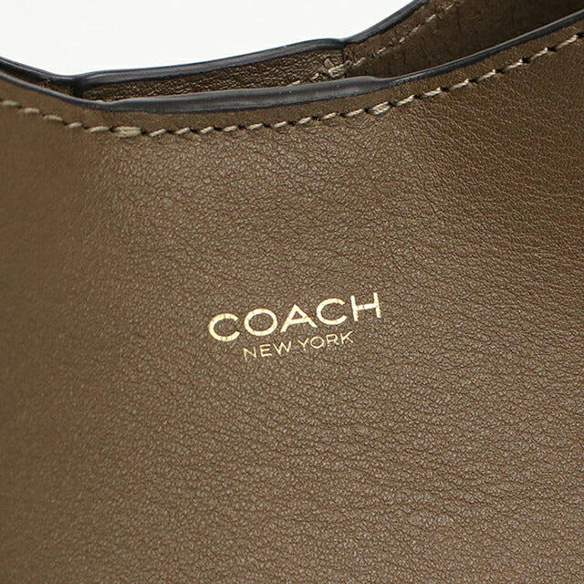 コーチ セミショルダー レディース ブランド COACH   レザー CU068 ベージュ COBCU068021