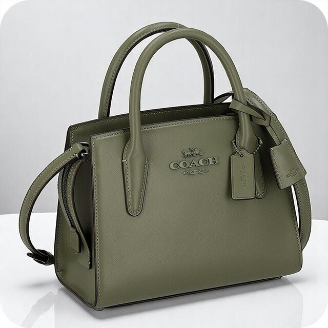 コーチ ハンドバッグ レディース ブランド COACH CP081 カーキグリーン CP081-QBMGR-1