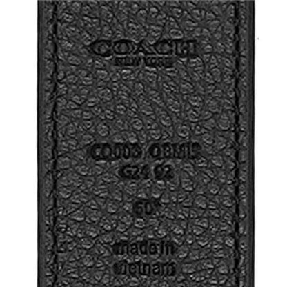 コーチ ベルト メンズ ブランド COACH リバーシブル CQ006 チャコール/ブラック CQ006-QBMI5-1
