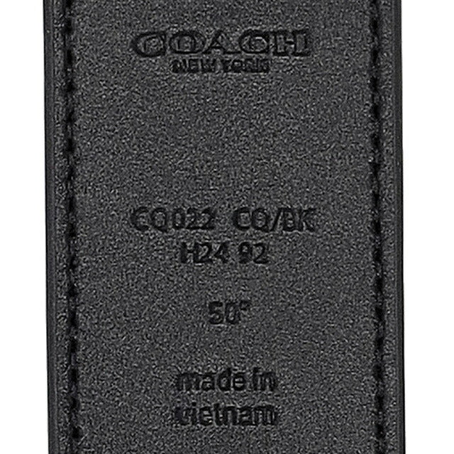 コーチ ベルト メンズ ブランド COACH CQ022 チャコール/ブラック CQ022-CQ-BK-1