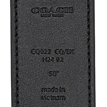 コーチ ベルト メンズ ブランド COACH CQ022 チャコール/ブラック CQ022-CQ-BK-1