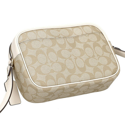コーチ ショルダーバッグ レディース ブランド COACH シグネチャー レザー CR135 IMDQC 1 ライトカーキ/チョーク CR135-IMDQC-1