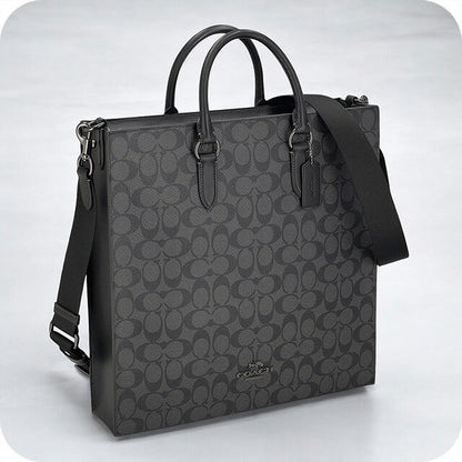 コーチ トートバッグ メンズ ブランド COACH CR314 QBMI5 チャコール/ブラック CR314-QBMI5-1