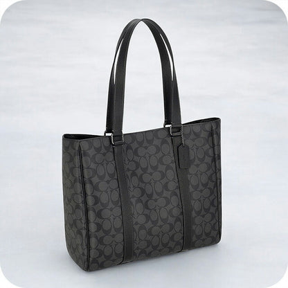 コーチ トートバッグ メンズ ブランド COACH CR385 チャコール/ブラック CR385-QBMI5-1