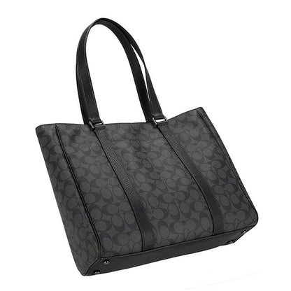 コーチ トートバッグ メンズ ブランド COACH CR385 チャコール/ブラック CR385-QBMI5-1