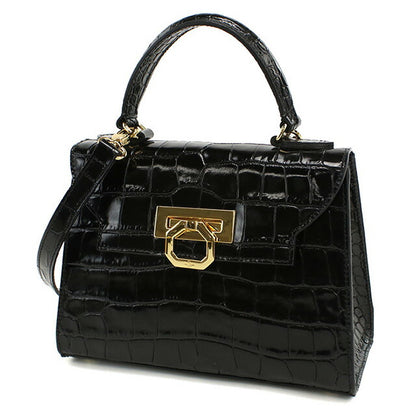 カルボッティ ハンドバッグ レディース ブランド CARBOTTI 445 BLACK バッグ CRB445051