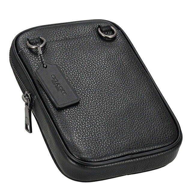 コーチ ショルダーバッグ メンズ ブランド COACH CS044 QB/BK ブラック 斜めがけ ブランド 高級 おしゃれ プレゼント 男性 実用的 かっこいい