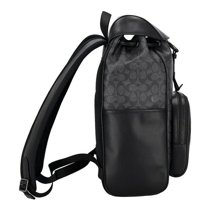 コーチ バックパック メンズ レディース ブランド COACH レザー CT707 ブラック CT707-QBMI5-1