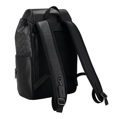 コーチ バックパック メンズ レディース ブランド COACH レザー CT707 ブラック CT707-QBMI5-1