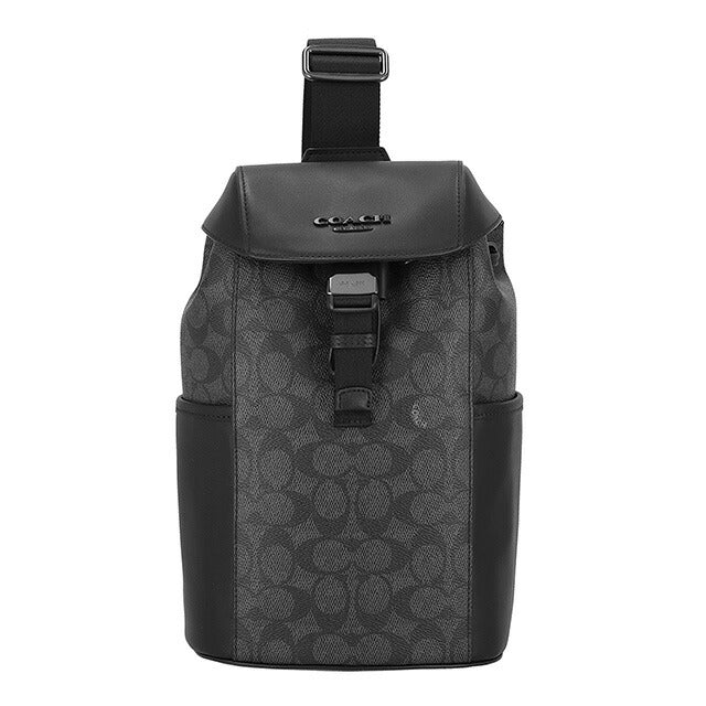 コーチ ボディバッグ メンズ ブランド COACH CT712 QBMI5 チャコール/ブラック CT712-QBMI5-1
