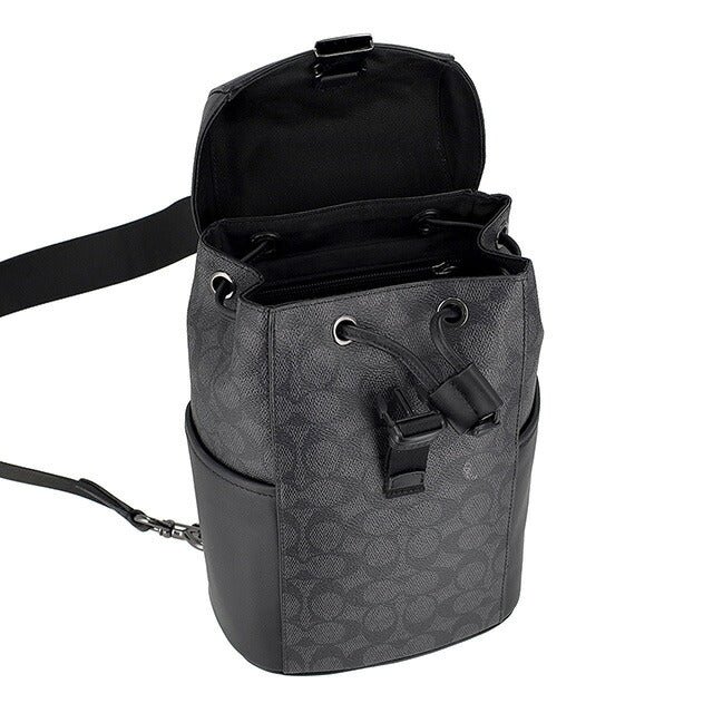 コーチ ボディバッグ メンズ ブランド COACH CT712 QBMI5 チャコール/ブラック CT712-QBMI5-1