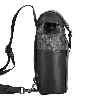 コーチ ボディバッグ メンズ ブランド COACH CT712 QBMI5 チャコール/ブラック CT712-QBMI5-1