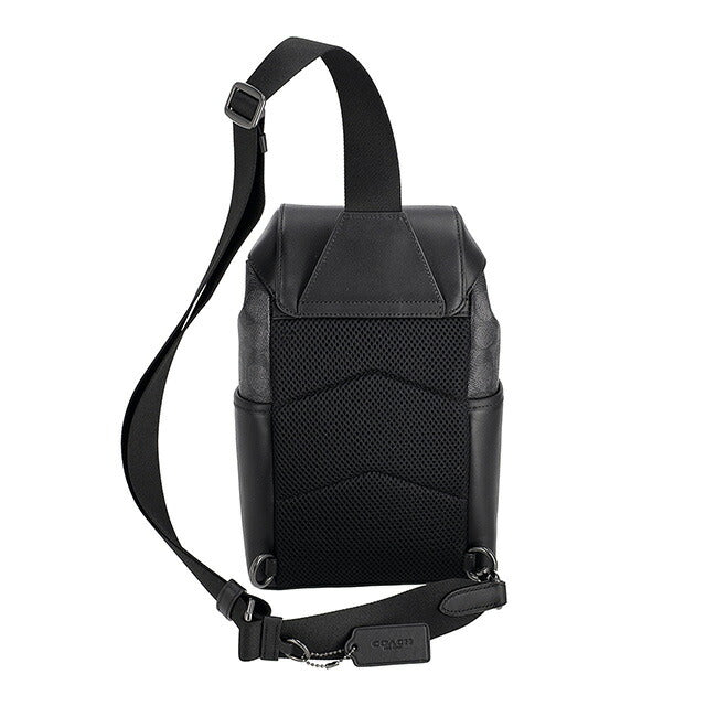 コーチ ボディバッグ メンズ ブランド COACH CT712 QBMI5 チャコール/ブラック CT712-QBMI5-1