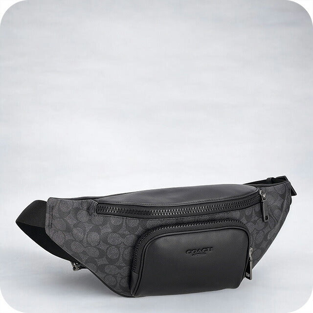 コーチ ボディバッグ メンズ ブランド COACH CT714 チャコール/ブラック CT714-QBMI5-1