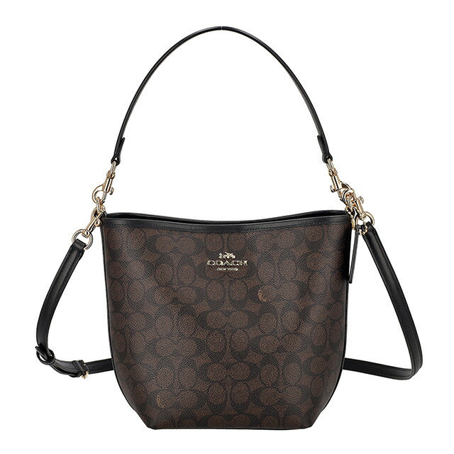 コーチ ハンドバッグ レディース ブランド COACH CT800 ウォルナット/ブラック CT800-IMXAQ-1