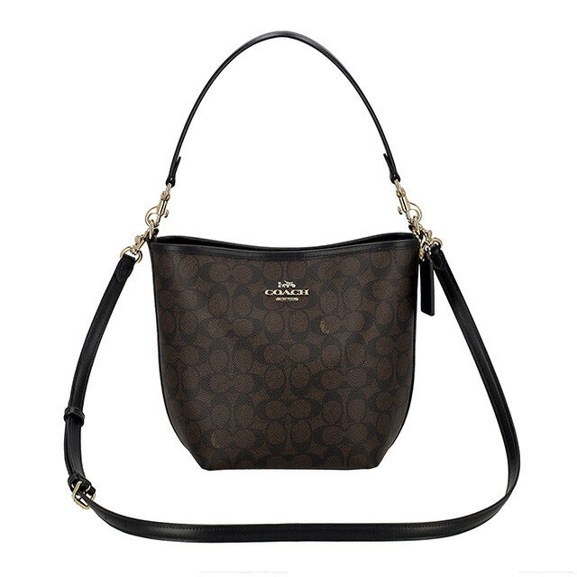 コーチ ハンドバッグ レディース ブランド COACH CT800 ウォルナット/ブラック CT800-IMXAQ-1