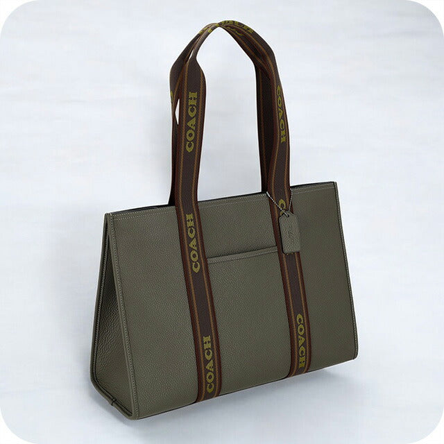 コーチ トートバッグ メンズ ブランド COACH CU996 オリーブドラブ CU996-QBRM3-1