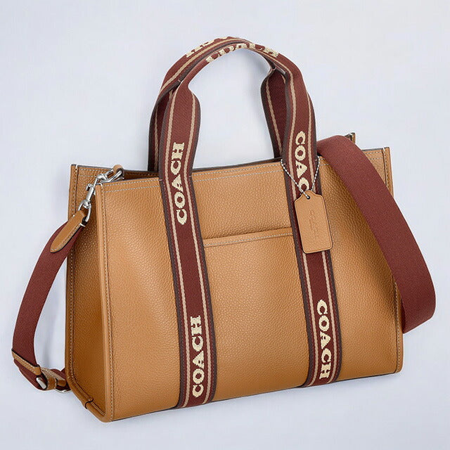 コーチ ハンドバッグ レディース ブランド COACH レザー CU997 SVQUN 1 ライトブラウン CU997-SVQUN-1