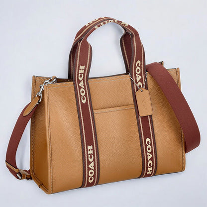 コーチ ハンドバッグ レディース ブランド COACH レザー CU997 SVQUN 1 ライトブラウン CU997-SVQUN-1
