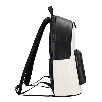 Coach Backpack Men's Brand COACH Philippines CV925 QBMQV Black/White Travel Bag Brand Luxury Stylish Present Men Practical Cool – 腕時計のななぷれ