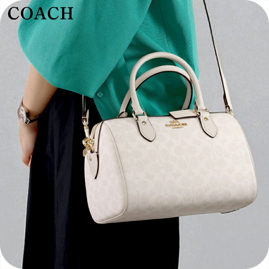 コーチ ハンドバッグ レディース ブランド COACH CV961 IMXU5 ホワイト CV961-IMXU5-1