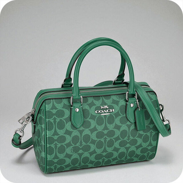 コーチ ハンドバッグ レディース ブランド COACH CV961 SVBH8 グリーン CV961-SVBH8-1
