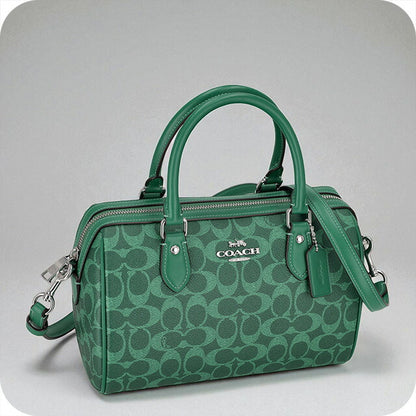 コーチ ハンドバッグ レディース ブランド COACH CV961 SVBH8 グリーン CV961-SVBH8-1