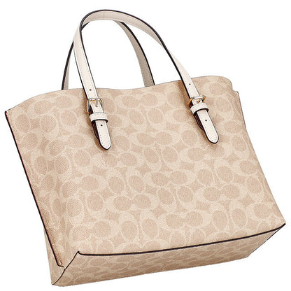 コーチ ハンドバッグ レディース ブランド COACH シグネチャー CV965 IMXDM 1 ライトベージュ/ホワイト CV965-IMXDM-1