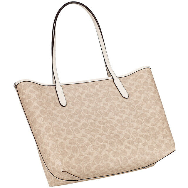 コーチ トートバッグ レディース ブランド COACH シグネチャー CV976 IMXDM サンド/チョーク CV976-IMXDM-1