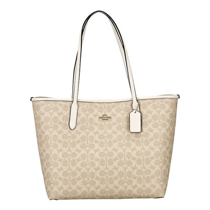 コーチ トートバッグ レディース ブランド COACH CV976 IMXDM ライトベージュ/ホワイト 軽量 手提げ 高級 おしゃれ プレゼント 女性 実用的 かわいい