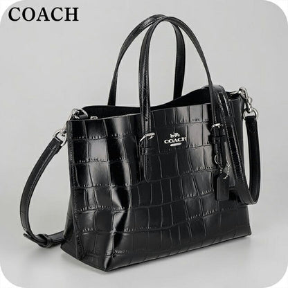 コーチ トートバッグ レディース ブランド COACH Myanmar CW017 SV/BK ブラック 軽量 手提げ 高級 おしゃれ プレゼント 女性 実用的 かわいい