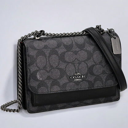 コーチ ショルダーバッグ レディース ブランド COACH シグネチャー CW206 QBMI5 1 ブラック CW206-QBMI5-1