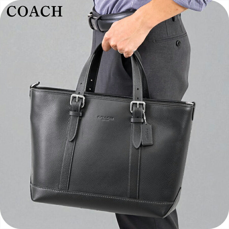 コーチ トートバッグ メンズ ブランド COACH CW213 SV BK ブラック CW213-SV-BK-1