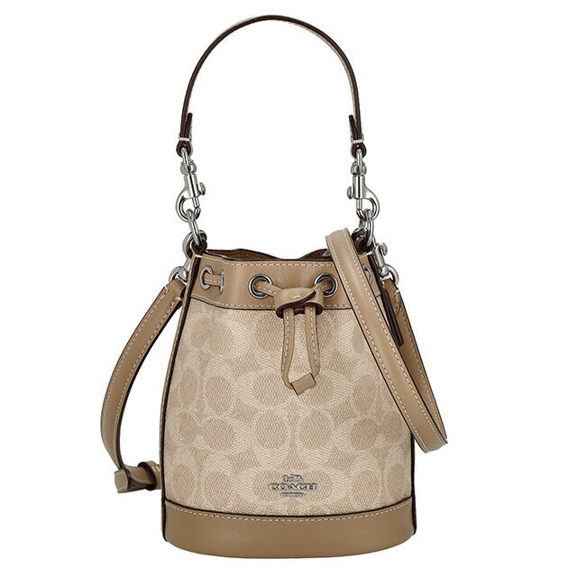 コーチ ハンドバッグ レディース ブランド COACH CW299 ライトベージュ/ベージュ CW299-SVPWH-1