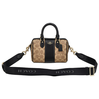 コーチ ショルダーバッグ レディース ブランド COACH CW331 ベージュ/ブラック CW331-IMQRX-1
