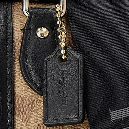 コーチ ショルダーバッグ レディース ブランド COACH CW331 ベージュ/ブラック CW331-IMQRX-1