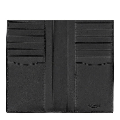 コーチ 長財布 メンズ ブランド COACH レザー CW356 ブラック CW356-BK-BK-1