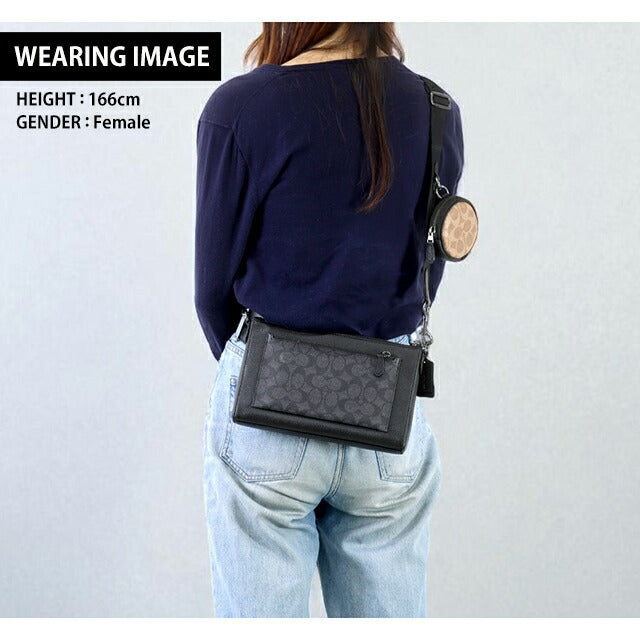 コーチ ショルダーバッグ メンズ ブランド COACH CW372 ブラック CW372-QBXAJ-1