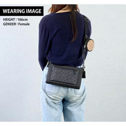 コーチ ショルダーバッグ メンズ ブランド COACH CW372 ブラック CW372-QBXAJ-1