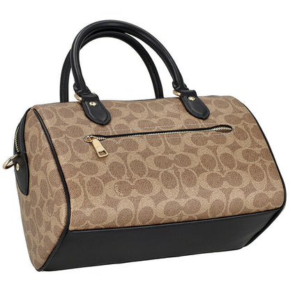 コーチ ハンドバッグ レディース ブランド COACH CW376 ベージュ/ブラック CW376-IMQRX-1