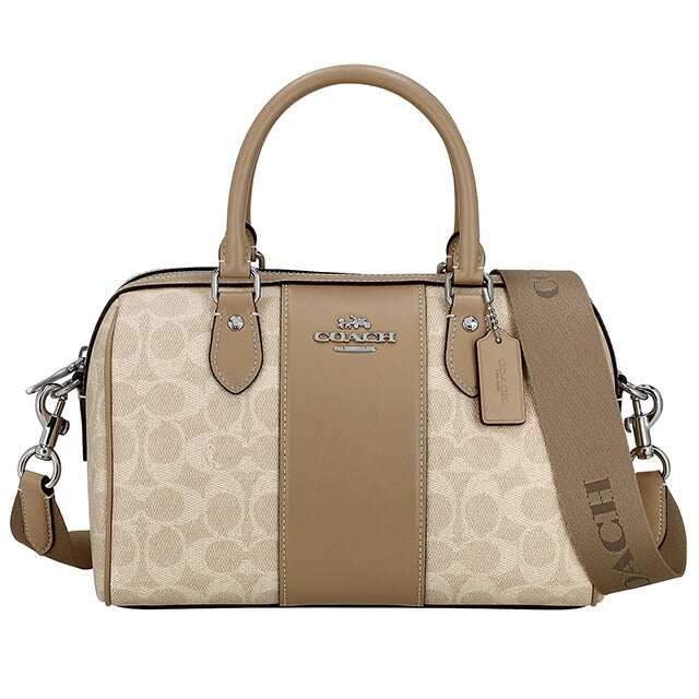 コーチ ハンドバッグ レディース ブランド COACH CW376 ライトベージュ/ベージュ CW376-SVPWH-1