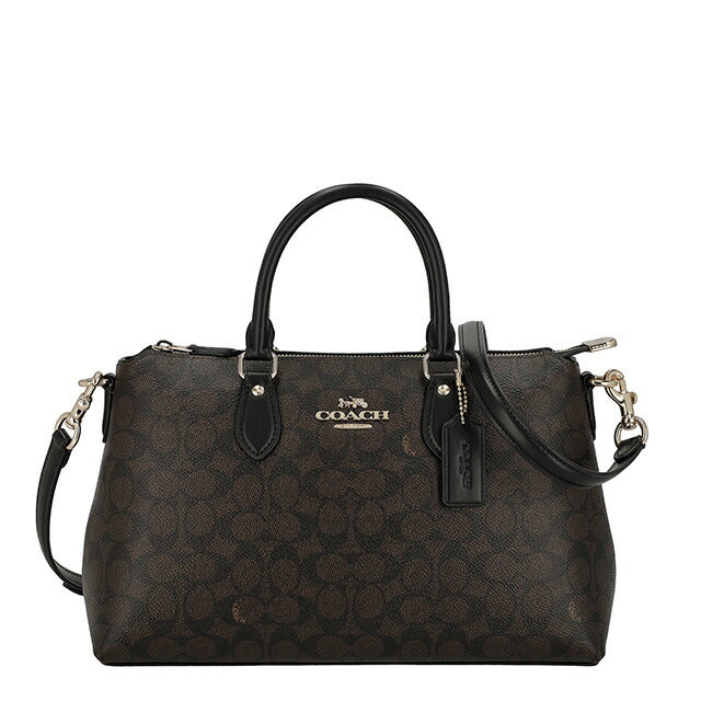 コーチ ハンドバッグ レディース ブランド COACH CW422 ブラウン/ブラック CW422-IMXAQ-1