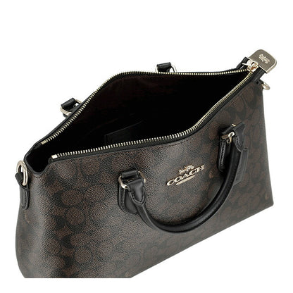 コーチ ハンドバッグ レディース ブランド COACH CW422 ブラウン/ブラック CW422-IMXAQ-1