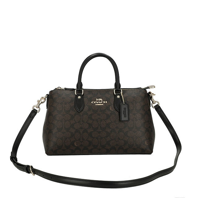 コーチ ハンドバッグ レディース ブランド COACH CW422 ブラウン/ブラック CW422-IMXAQ-1