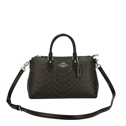 コーチ ハンドバッグ レディース ブランド COACH CW422 ブラウン/ブラック CW422-IMXAQ-1